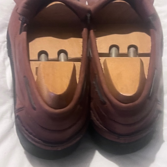 Camel Boots Chestnut Leather Loafers with Tassels , Made in Germany - Picture 3 of 12